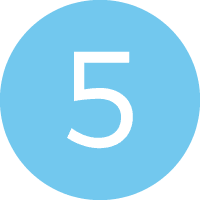 Number Icon 5 | Santos Sinus Center